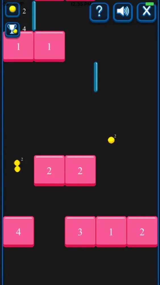 snakes and blocks سکرین شاٹس