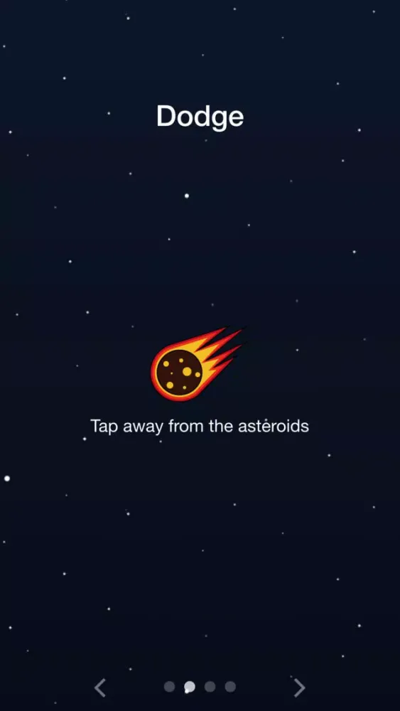 Screenshot di space escape game
