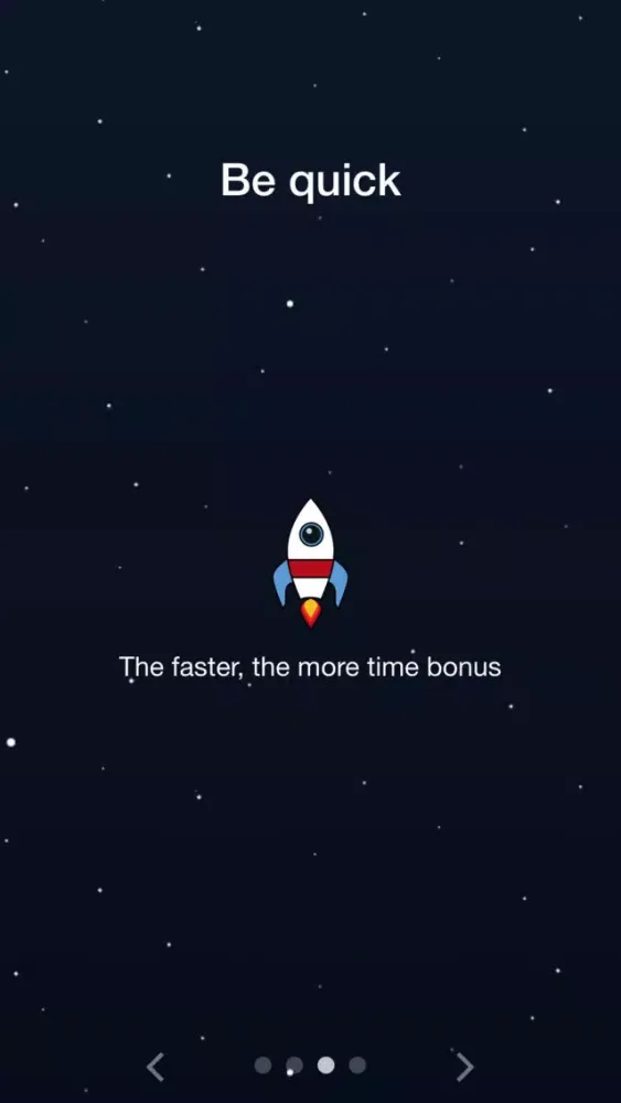 Screenshot di space escape game
