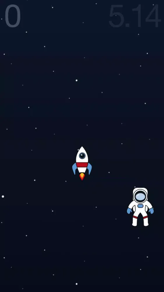 Screenshot di space escape game