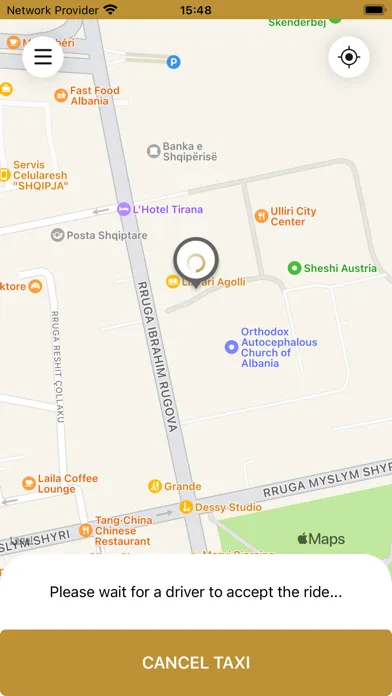 Tangkapan skrin Grand Taxi Tirana
