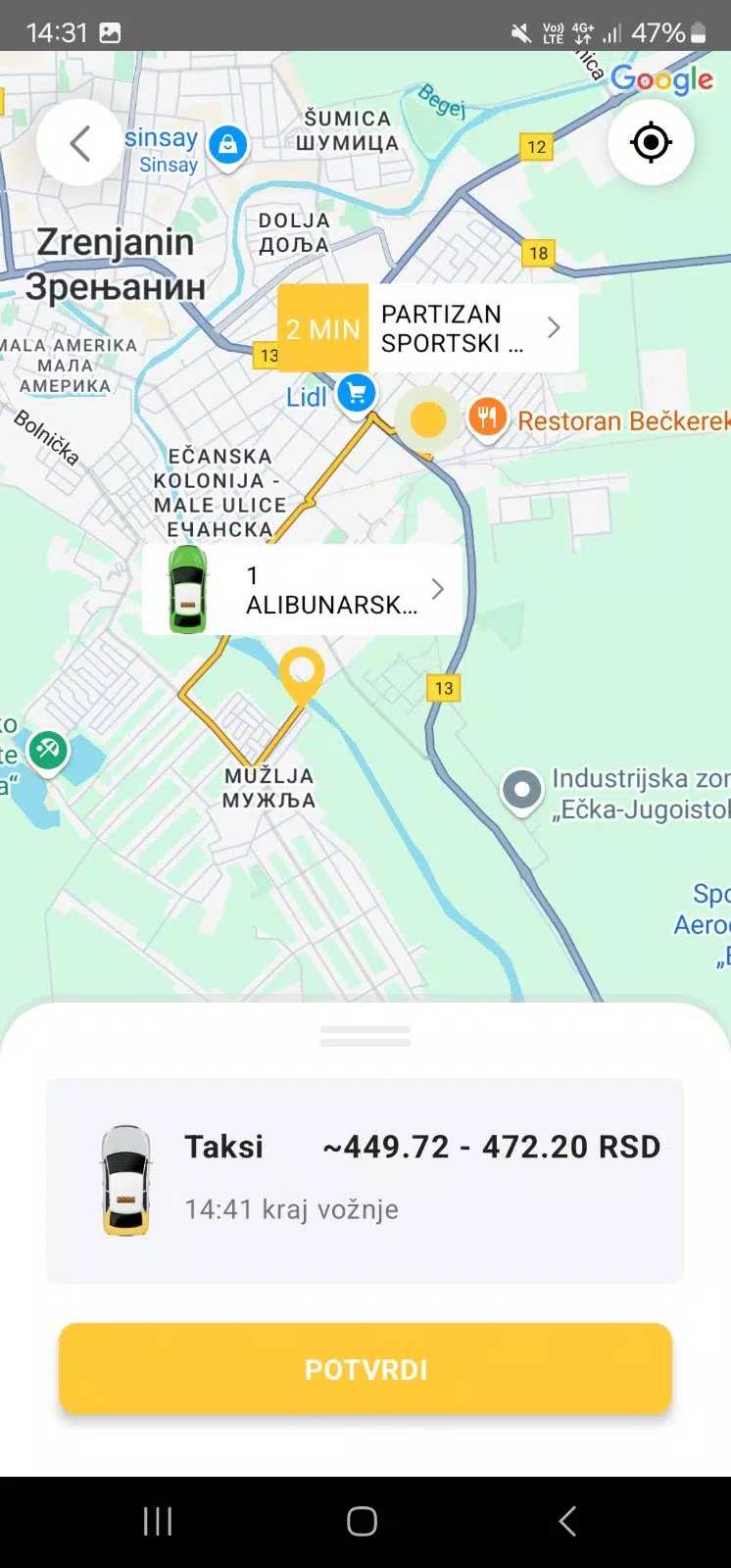 i taxi Zrenjanin Screenshots