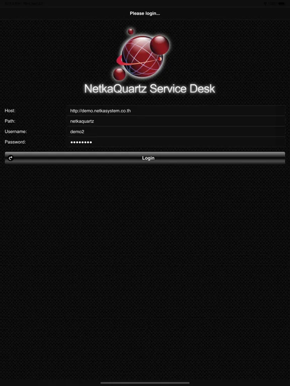 NetkaQuartz ServiceDesk Mobile iPad 应用截图