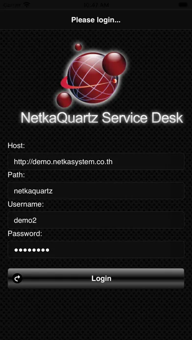 NetkaQuartz ServiceDesk Mobile应用截图