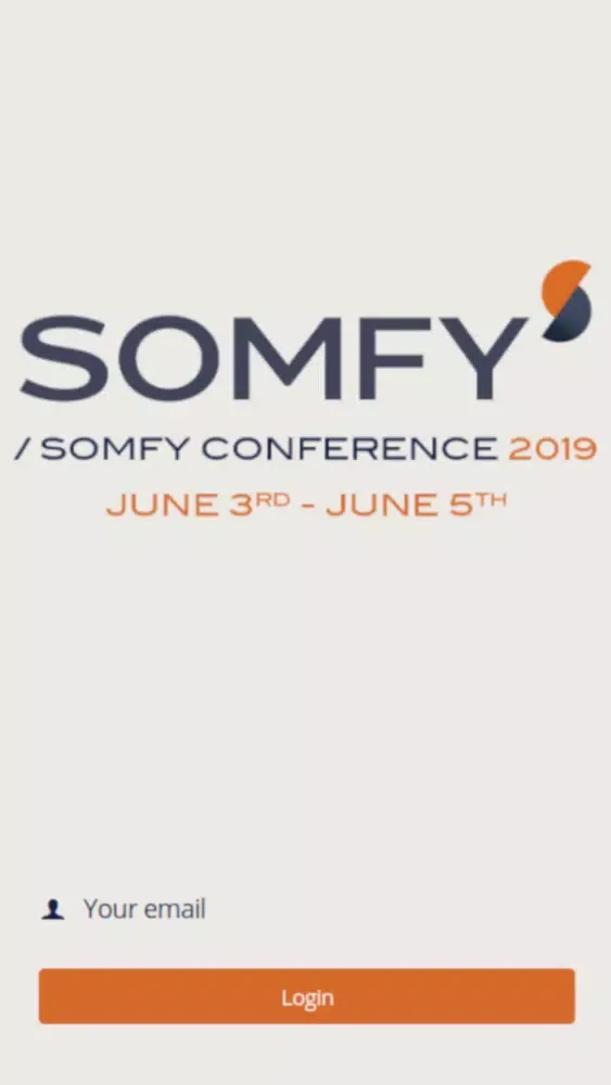Zrzuty ekranu Somfy Conference 2019