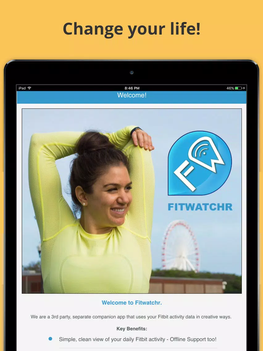 Captures d'écran de Fitwatchr iPad 