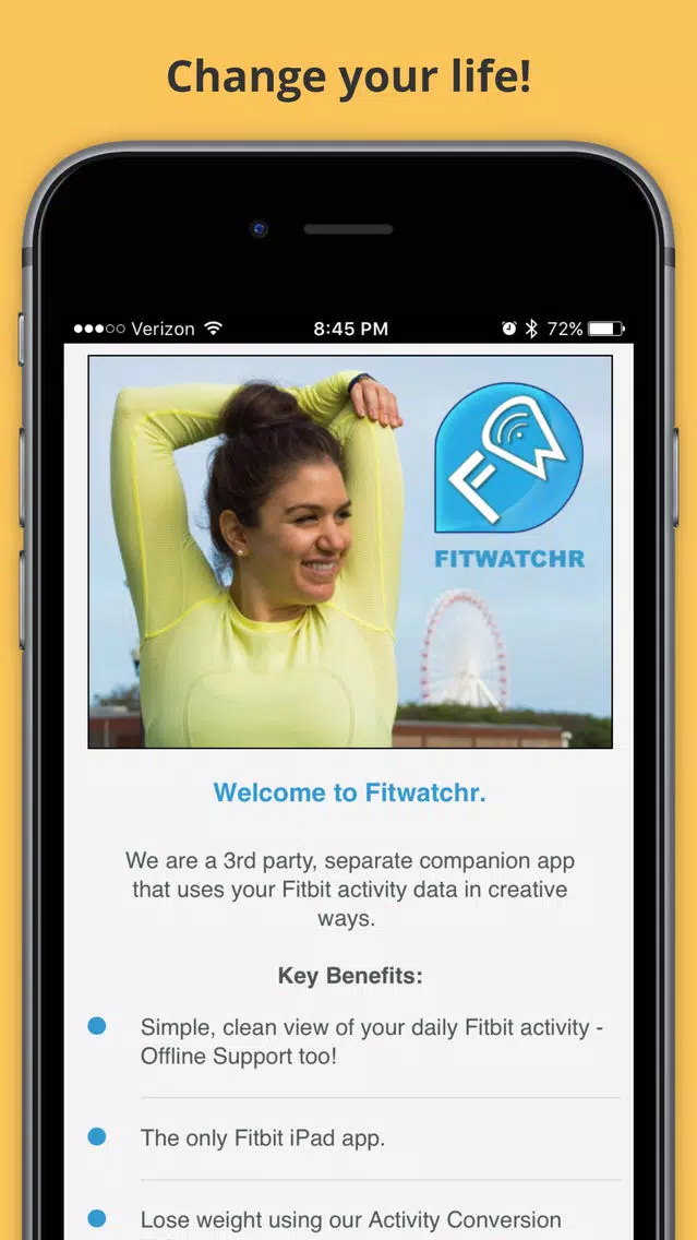 Captures d'écran de Fitwatchr