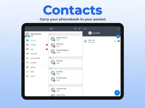 Capturas de pantalla de CONNECTmobile iPad 