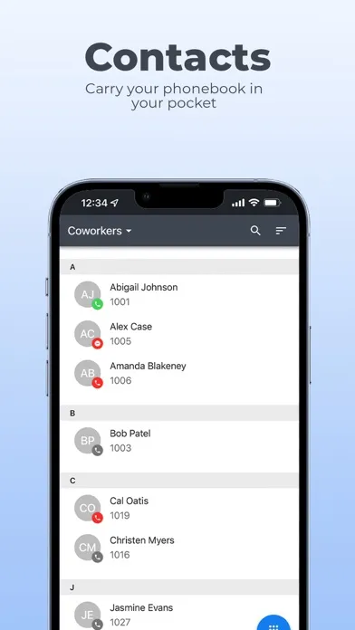 Capturas de pantalla de CONNECTmobile