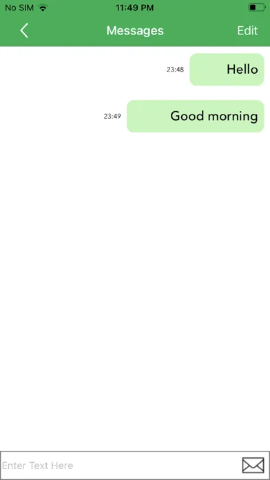 Capturas de pantalla de Enterprise Cloud Message