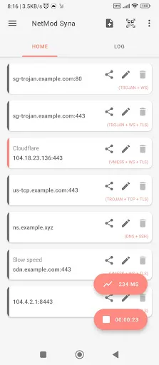NetMod VPN Client (V2Ray/SSH) Screenshots