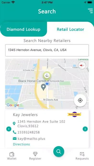Captures d'écran de GemWallet
