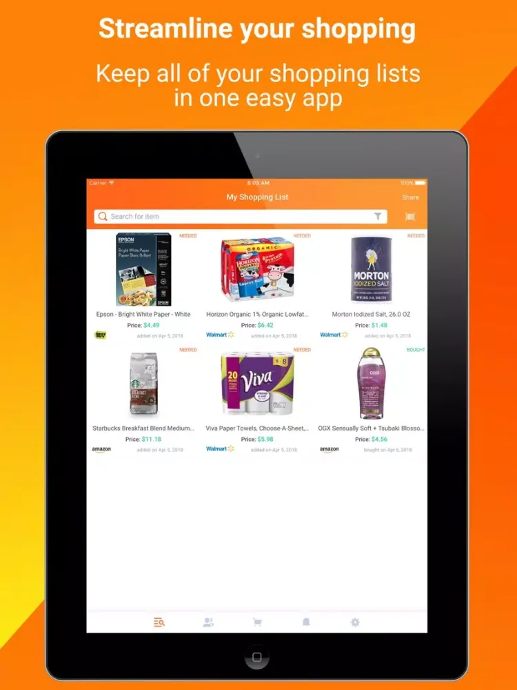 Captures d'écran de Pricifier - Save Money iPad 