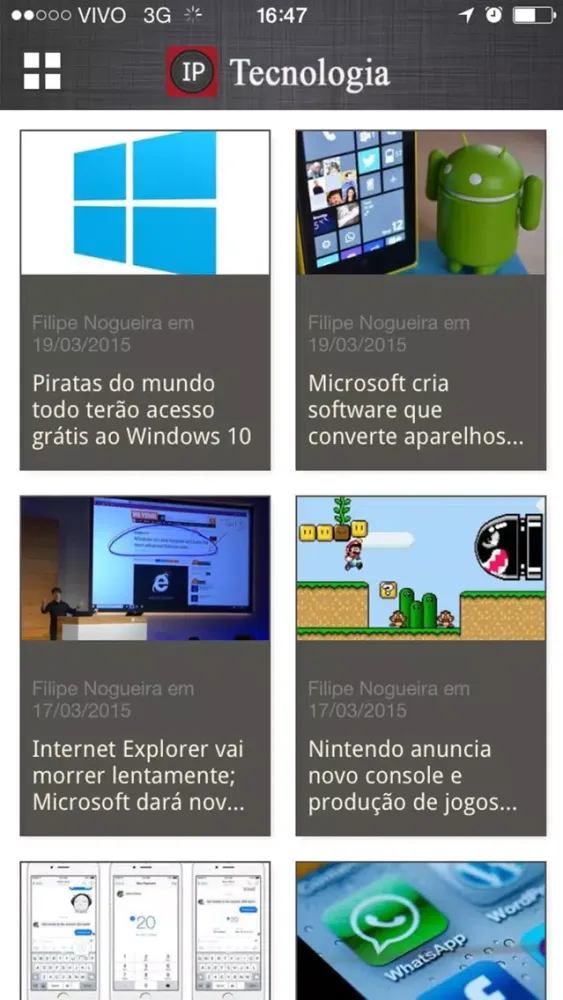 Скриншоты Imprensa Pública