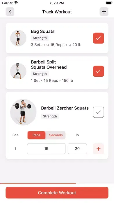Capturas de tela do B-IT FITNESS