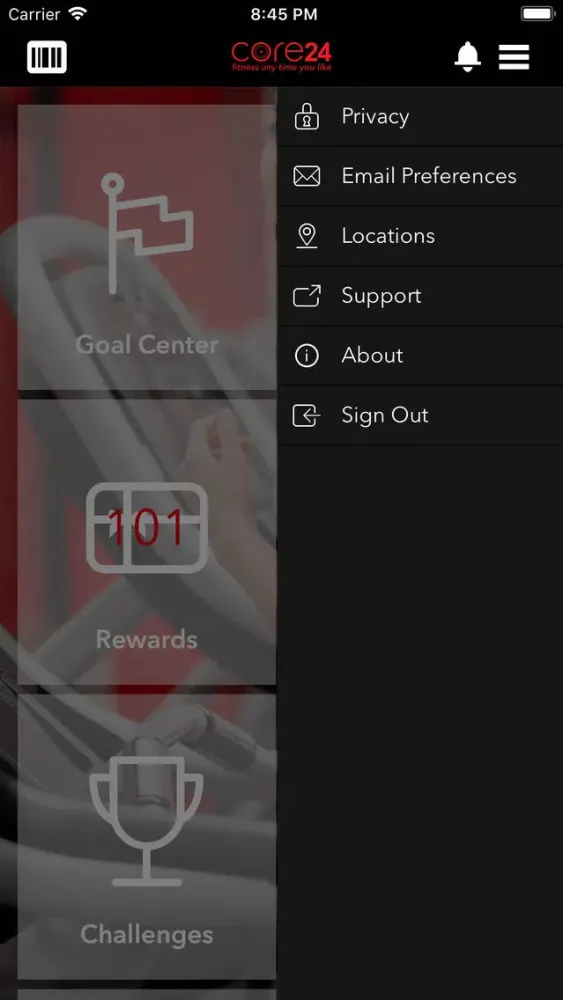 Screenshot di Core 24