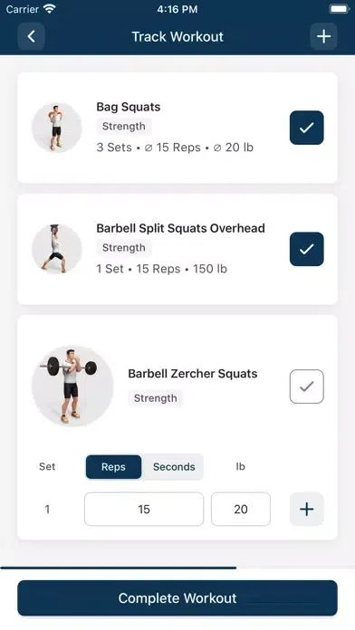 CWB Fitness App স্ক্রিনশট