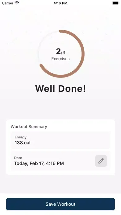 CWB Fitness App স্ক্রিনশট
