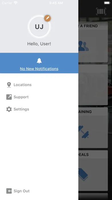 Elite Fitness Studio. Screenshots
