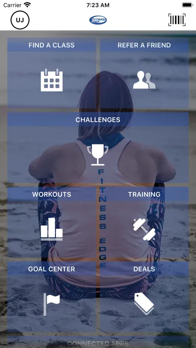 Fitness Edge. Screenshots