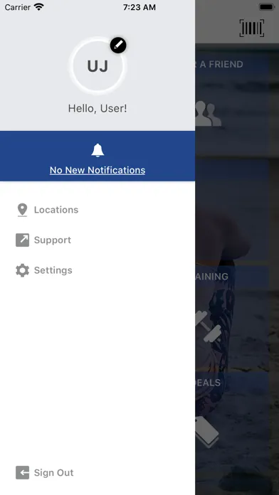 Fitness Edge. Screenshots