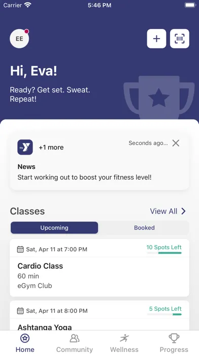 Captures d'écran de Gaston County Family YMCA