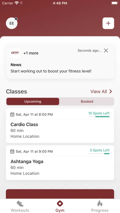 Zrzuty ekranu Get Fit Höchst