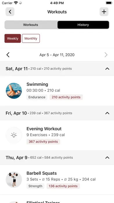 Zrzuty ekranu Get Fit Höchst