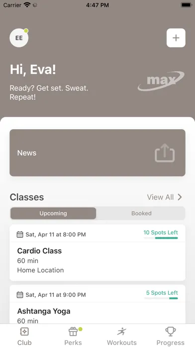 Capturas de tela do maxfit Langenthal