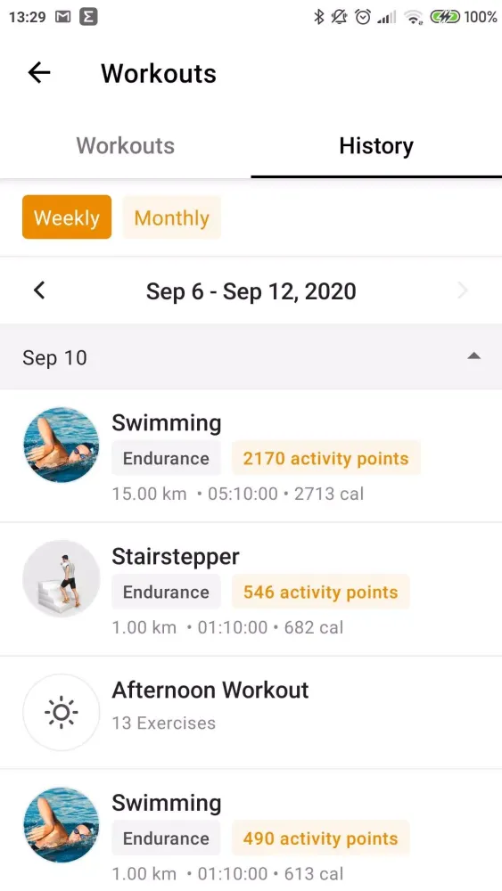 Tangkapan skrin body + soul Fitness
