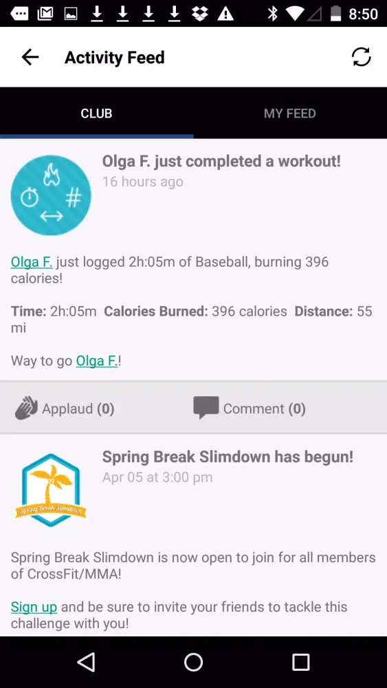 Capturas de pantalla de Fitness Edge