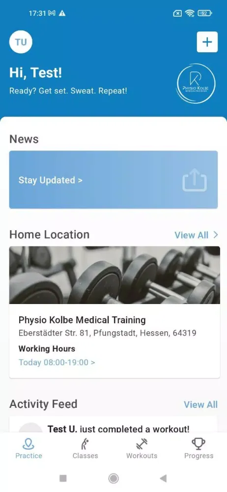 Screenshot di Physio Kolbe
