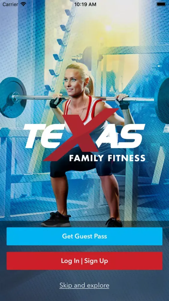 Ảnh chụp màn hình của Texas Family Fitness