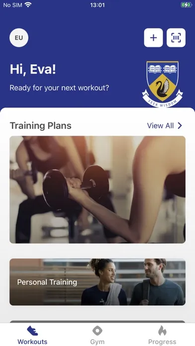 ภาพหน้าจอของ UWA Gym | Track your fitness