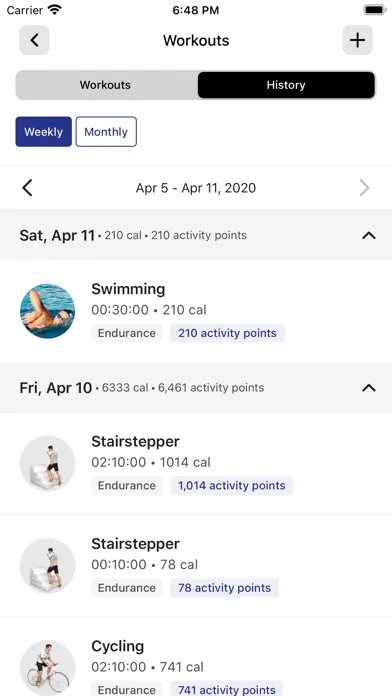 ภาพหน้าจอของ UWA Gym | Track your fitness