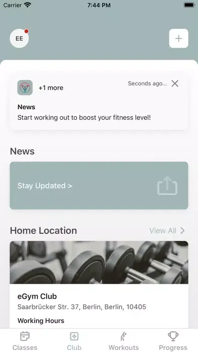 Vitalife EGYM Screenshots