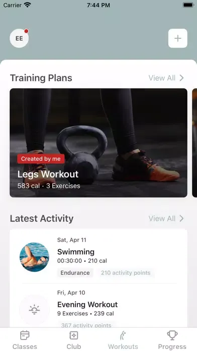 Vitalife EGYM Screenshots