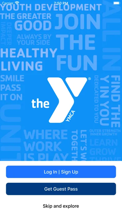 Capturas de pantalla de YMCA of Frederick County.