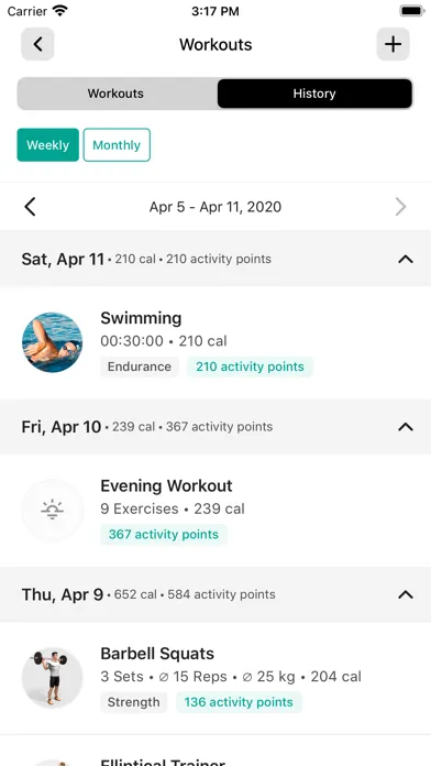 Zrzuty ekranu YMCA of the Triangle Fitness