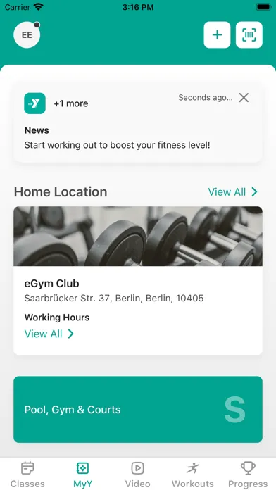 Zrzuty ekranu YMCA of the Triangle Fitness