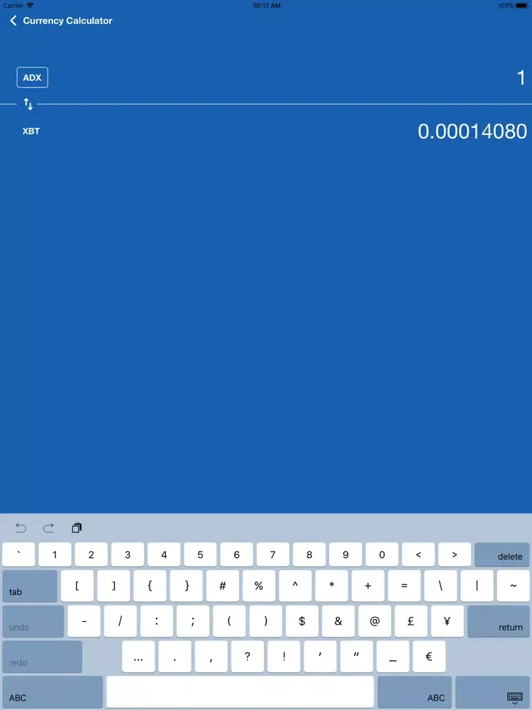 Screenshot di AdEx Price - ADX iPad 