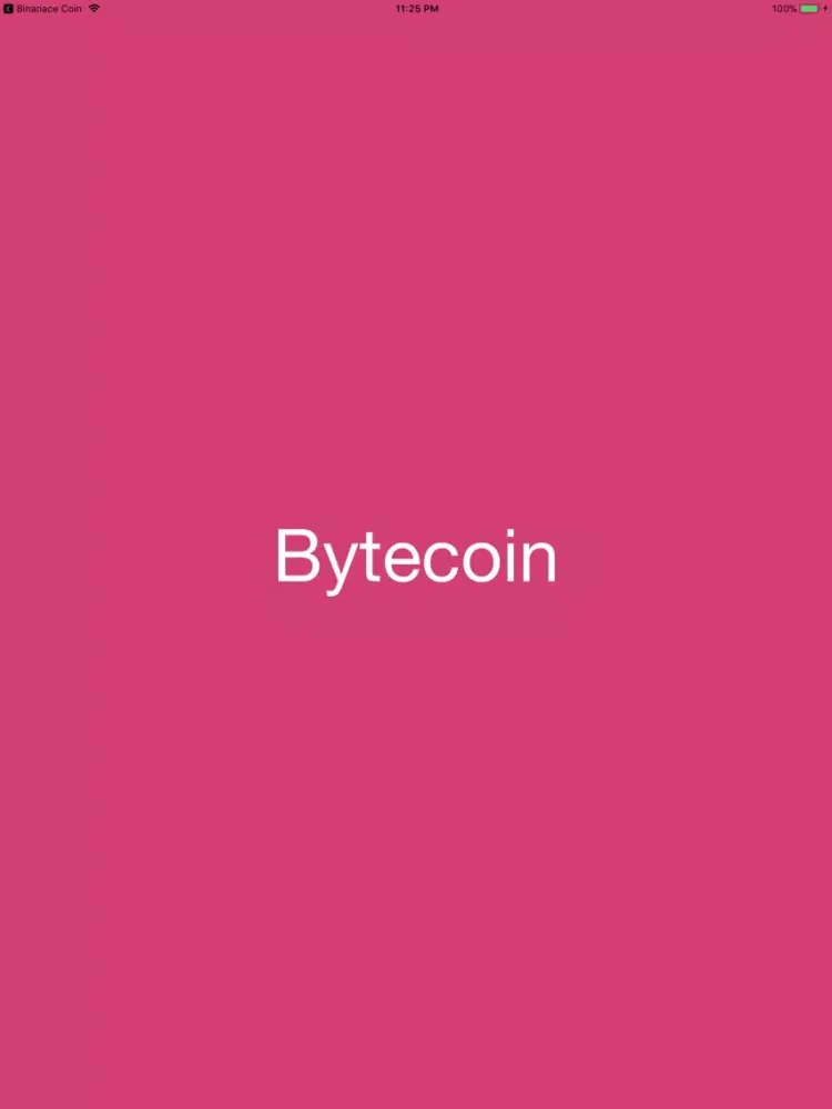 Capturas de pantalla de Bytecoin Price - BCN iPad 
