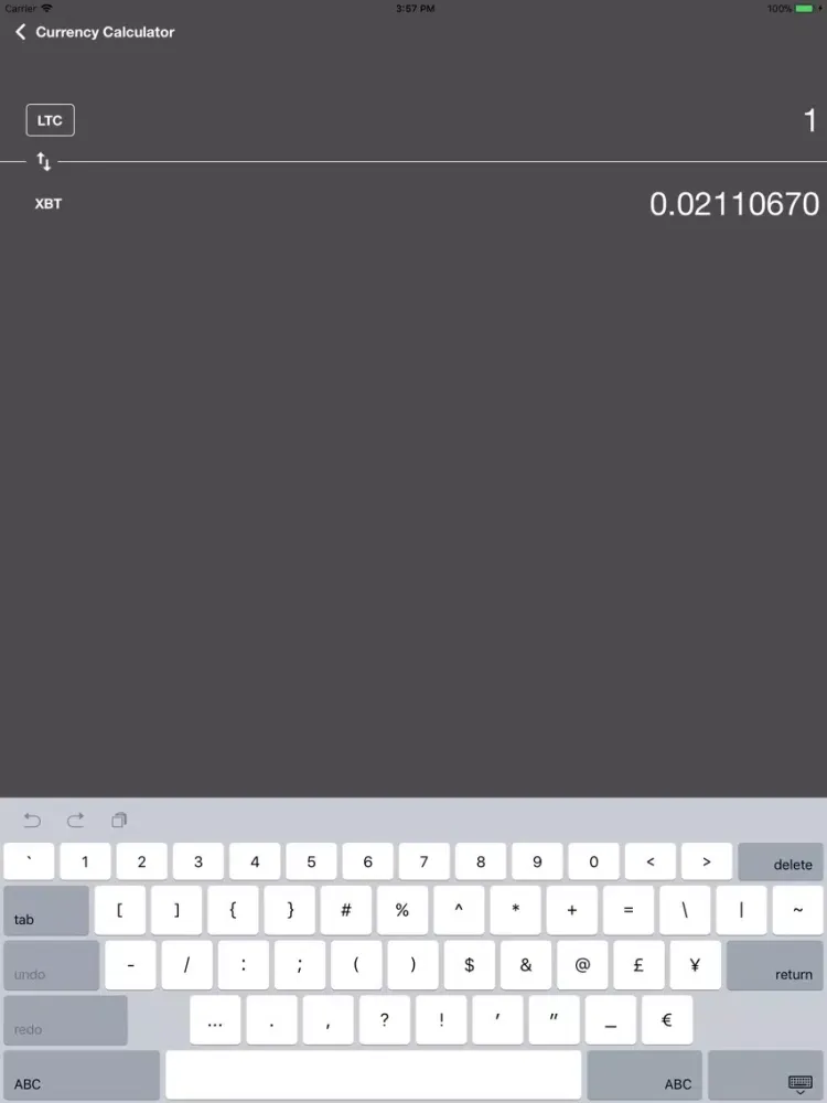 صور Litecoin Price - LTC iPad 