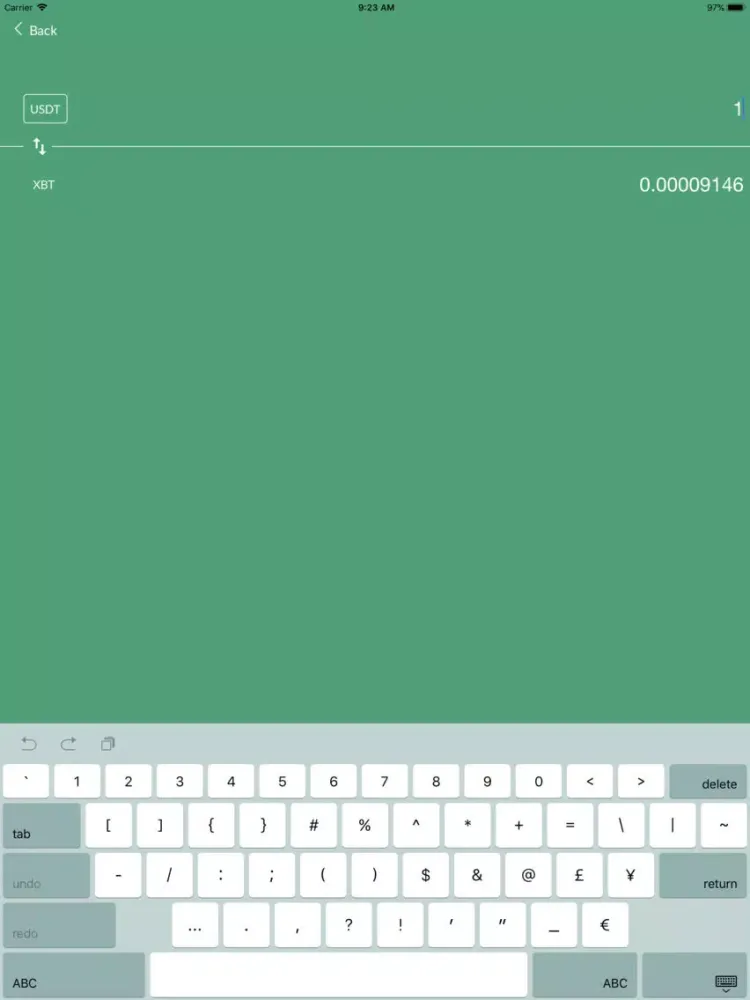 Tether Price - USDT iPad  স্ক্রিনশট