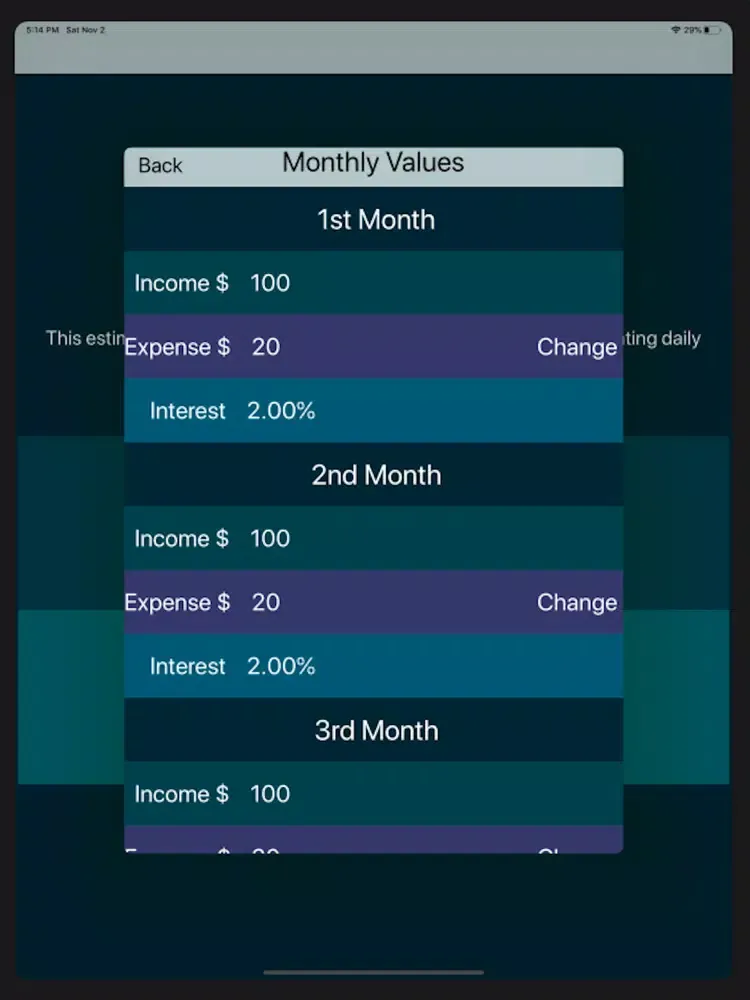 Скриншоты Value Estimator iPad 