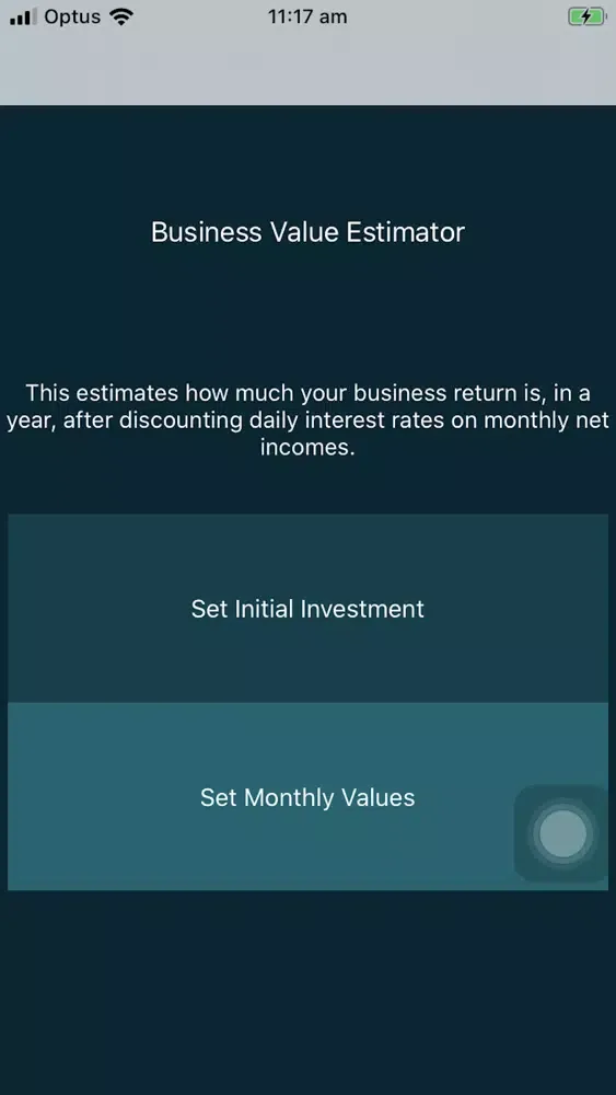 Скриншоты Value Estimator