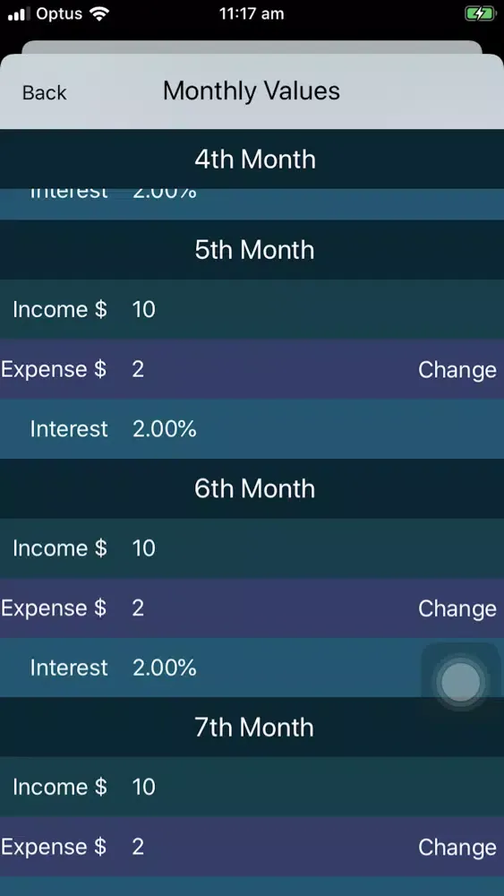 Скриншоты Value Estimator