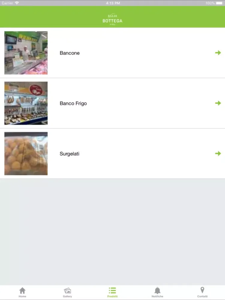BALDI BOTTEGA iPad 应用截图
