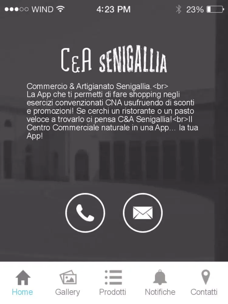 C&A Senigallia iPad  Screenshots