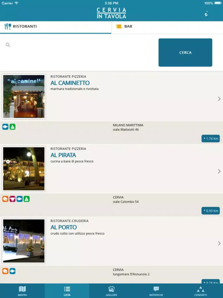 Cervia in Tavola iPad  स्क्रीनशॉट